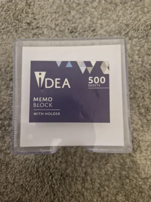1×-Idea-Memo-Box-With-Holder-500-Sheets