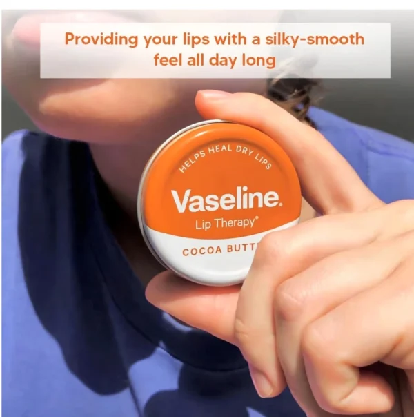 3× Vaseline Lip Therapy Cocoa Butter Petroleum Balm Jelly 20g