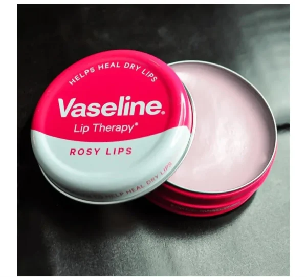 3× Vaseline Lip Therapy Petroleum Jelly Rosy Lips 20g Pack of 3