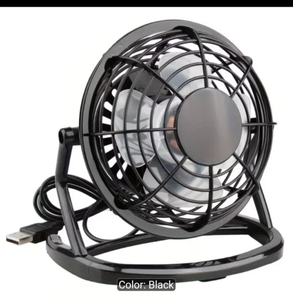 4 Inch Mini USB Desk Fan Quiet Personal Cooler USB Powered Portable Table Fan UK