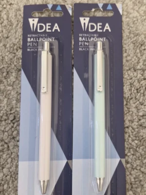 Idea-Ballpoint-Pens-Black-Ink-Pack-of-2-Medium-1.0mm
