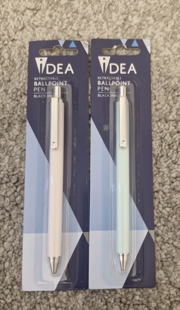 Idea-Ballpoint-Pens-Black-Ink-Pack-of-2-Medium-1.0mm