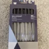 Idea Ballpoint Pens Black Ink Pack of 30 Medium 1.0mm