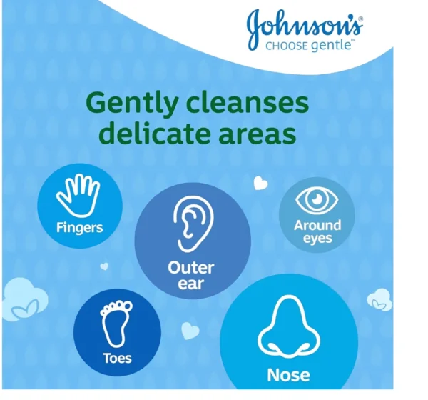 Johnson’s Baby Cotton Buds Pack of 200 Soft & Gentle Ear Buds
