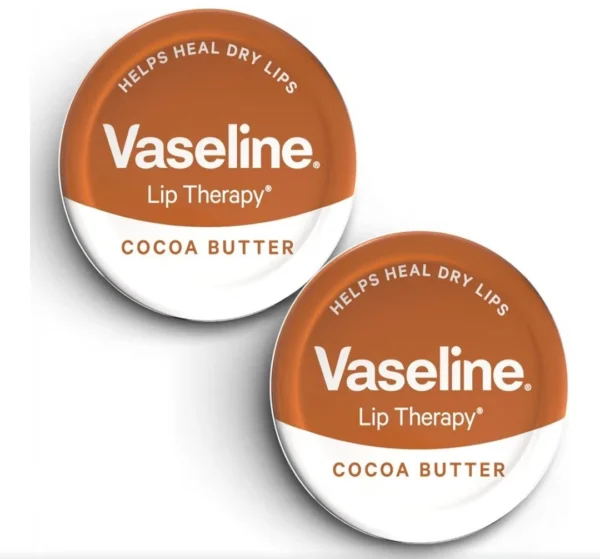 Vaseline Lip Balm Therapy Cocoa Butter Petroleum Jelly Tin Pot 20g Dry Lips-1 Vaseline Lip Balm Therapy Cocoa Butter Petroleum Jelly Tin Pot 20g Dry Lips