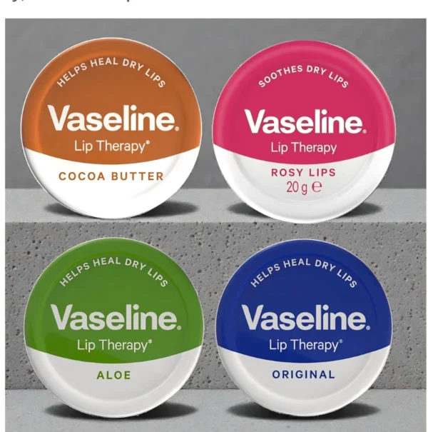 Vaseline Lip Therapy Balm Petroleum Jelly 20g Pocket Size Pots