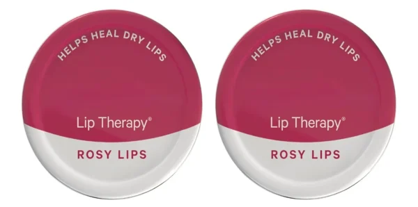 Vaseline Lip Therapy Petroleum Jelly Rosy Lips 2 Pack 20g