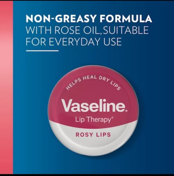 Vaseline Petroleum Jelly Lip Balm Rosy Lips 20g
